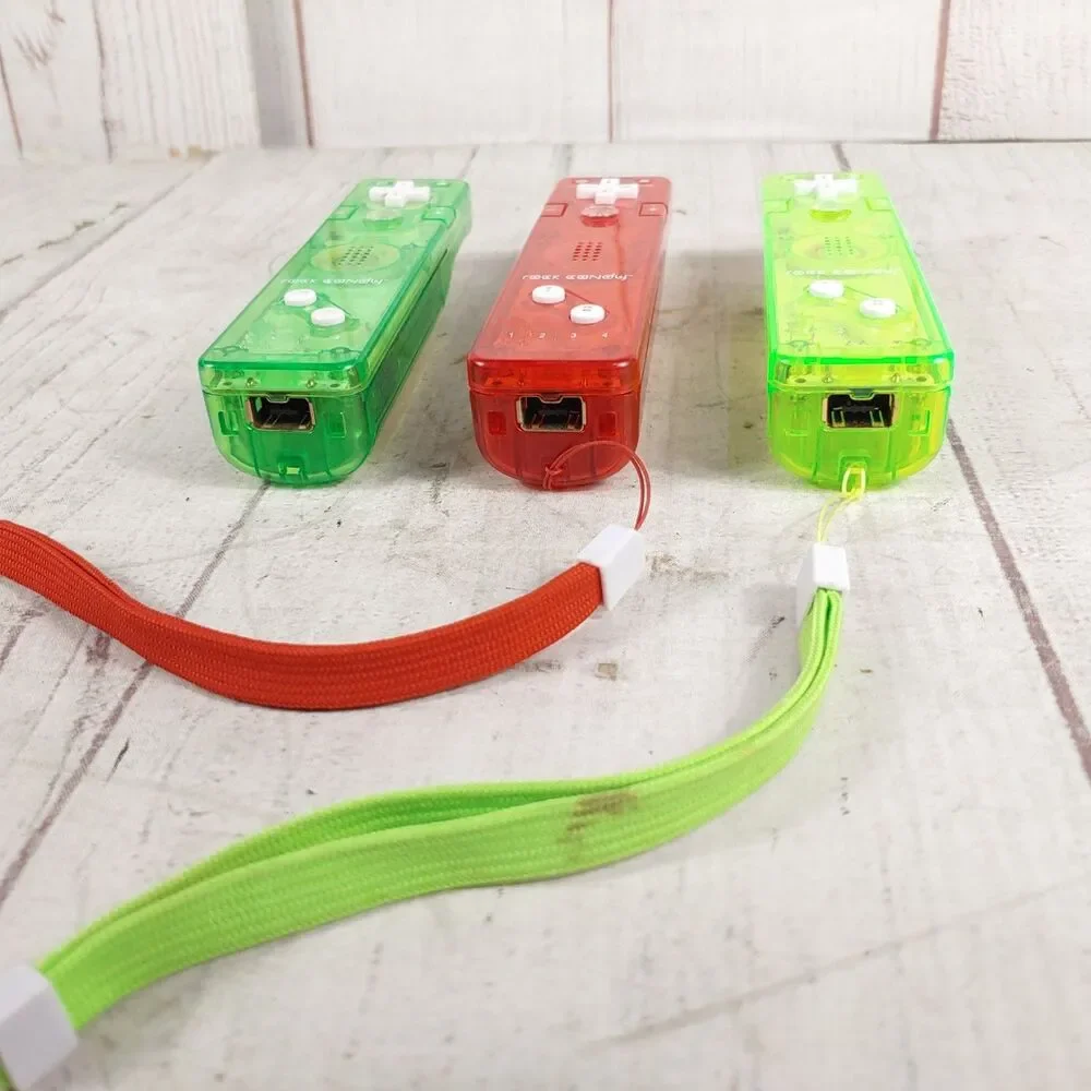 Lot of 3 PDP PL-8560C Rock Candy Wireless Wii Remote Controller TESTED WORKING